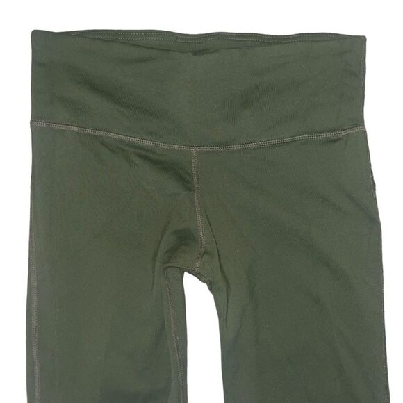 Vintage Lululemon Leggings Dark Olive Green Long - Picture 4 of 5